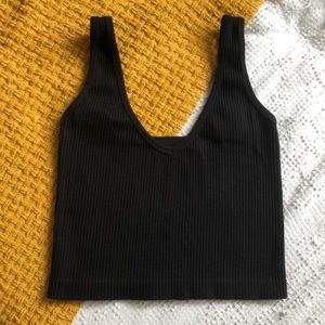 Free People Ribbed crop top
